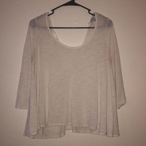 Flowy white American Eagle shirt